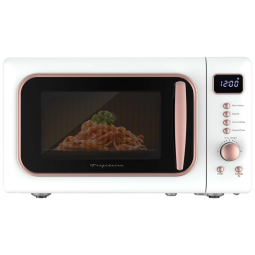 Forno Micro-ondas Retrô Frigidaire Branco e Rose Gold 20 L 900W Bancada 110V