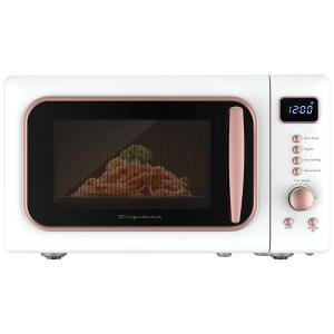 Forno Micro-ondas Retrô Frigidaire Branco e Rose Gold 20 L 900W Bancada 110V
