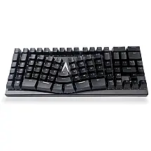 Teclado Ergonômico Sem Fio Recarregável Reduz a Tensão das Mãos com Teclas Programáveis, X BOWS, Preto