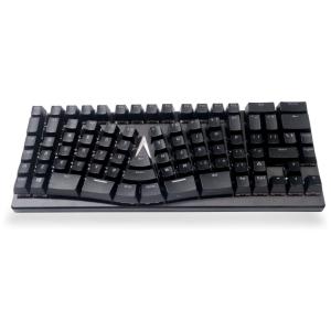 Teclado Ergonômico Sem Fio Recarregável Reduz a Tensão das Mãos com Teclas Programáveis, X BOWS, Preto
