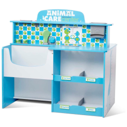 Balcão de Atividades Veterinárias Infantil em Madeira para Crianças Acima de 3 Anos, Melissa & Doug