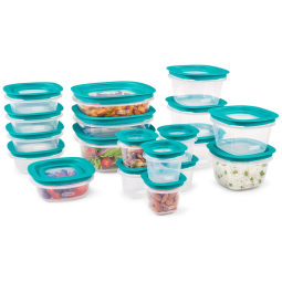 Conjunto de Potes Herméticos para Alimentos, 19 Unidades, azul, RUBBERMAID 2133581, Azul