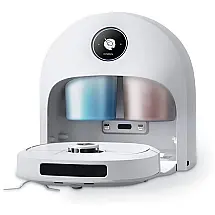 Aspirador de Pó Robô 4 em 1 com Navegação LDS Lidar e Detector de Obstáculos a Laser, 110V, XWOW R2, Branco