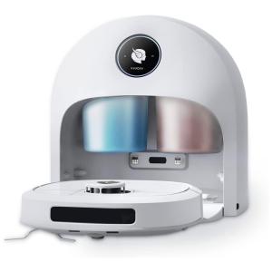 Aspirador de Pó Robô 4 em 1 com Navegação LDS Lidar e Detector de Obstáculos a Laser, 110V, XWOW R2, Branco