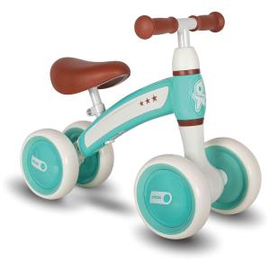 Bicicleta sem Pedal Infantil com 4 Rodas para Crianças de 1 a 4 Anos, JOYSTAR BIKE075gr, Verde