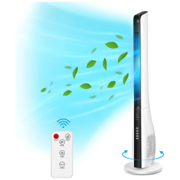 Ventilador de Torre com Controle Remoto, 3 Modos e Temporizador de 7 Horas, 110v, AIR CHOICE YH05 01, Branco