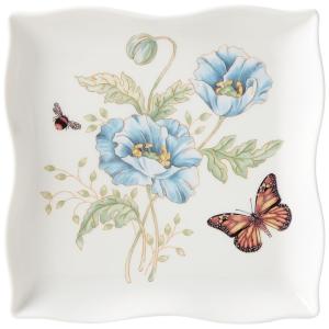 Prato de 15 cm para Todas as Ocasiões com Formato Quadrado e Material de Porcelana, LENOX, Branco Colorido