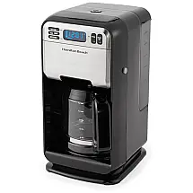 Cafeteira Elétrica Programável 12 Xícaras Temporizador Programável Reservatório de Água, HAMILTON BEACH 46205, Prateado