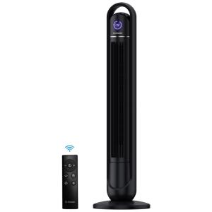 Ventilador de Torre com Controle Remoto, 3 Modos e Temporizador de 24 Horas, 110v, G OCEAN GFTF5501 US N, Preto