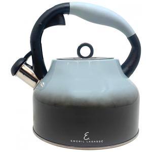 Chaleira de Chá 2.5 Litros em Aço Inoxidável com Alça Ergonómica, Emeril Lagasse, Azul Turquesa