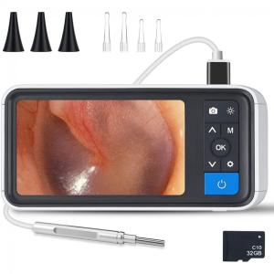Otoscópio ROTEK, Digital, Com Camera, Profissional, 32GB SD Card