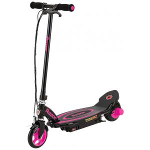 Patinete Elétrico para Crianças Acima de 8 anos, Peso Max 55kg, Razor E90, Preto e Rosa