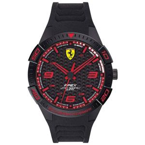 Relógio de quartzo com pulseira de silicone, 20 Modelo, FERRARI 0870038, Preto