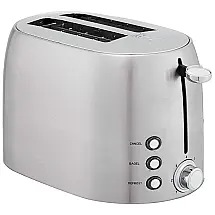 Torradeira de 2 Fatias 6 Configurações, 800W, 110v, TA1729C UL, Prateado