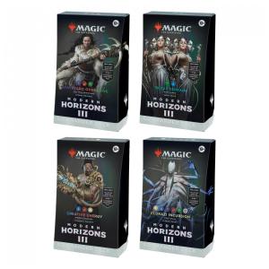 Magic: The Gathering Modern Horizons 3, Decks de Comandante, Inclui Todos os 4 Decks Overdrive do Cemitério, Terreno Tricky