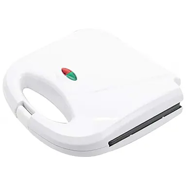 Mini Sanduicheira Antiaderente 750W, branca,