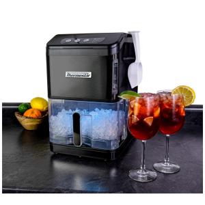 Máquina de Gelo Iglu, Portátil, Produz 15kg, Diâmetro 9 Cubos, 7 min, 110v, IGLOO ICEB33BK, Preto