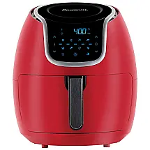 Fritadeira Elétrica AirFryer 2L com Painel Digital e Cesto Antiaderente, 110v, POWERXL, Preto