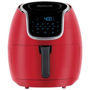 Fritadeira Elétrica AirFryer 2L com Painel Digital e Cesto Antiaderente, 110v, POWERXL, Preto