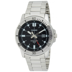Relógio Masculino 1EV Aço Inoxidável, CASIO MTP VD01D 1EVUDF A1362, Prateado