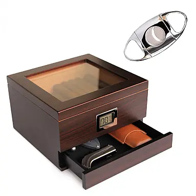 Humidor Case Elegance Renzo Madeira