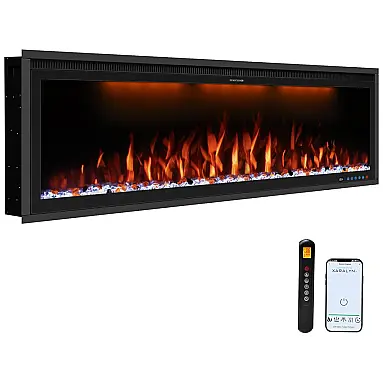 Lareira Elétrica de Embutir A42x152L
