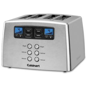Torradeira Elétrica, 4 Fatias, 7 Níveis Sombra, Aço Inoxidável, 110v, CUISINART CPT 440P1, Prateado