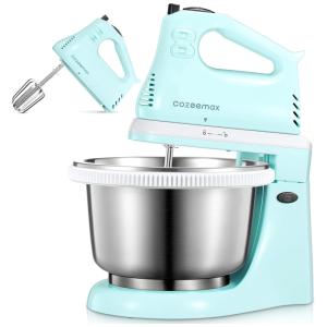 Batedeira de Mão Elétrica com 6 Velocidades, 110v, COZEEMAX, Preto