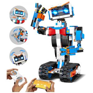 Brinquedo de Construção Aukfa STEM, Kits de Construção para Meninos de 8 a 12 Anos, Blocos de Controle Remoto por Aplicativo, Aprendizado de