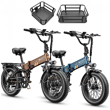Kit 2 bicicletas elétricas dobráveis