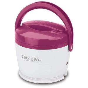 NP Cr Marmita Elétrica Portátil 600mL, com e Removível, 110v, CROCK POT SCCPLC200 PK, Branco