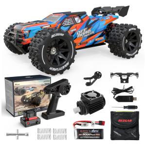 Carro RC Off Road Escala 1:14, de Alta Velocidade 55 KM/H, Motor sem Escova, para Adultos e Adolescentes, BEZGAR.