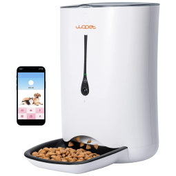 Comedouro Automático Programável com Câmera HD Wi Fi, 7L, WOPET, Branco