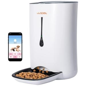 Comedouro Automático Programável com Câmera HD Wi Fi, 7L, WOPET, Branco