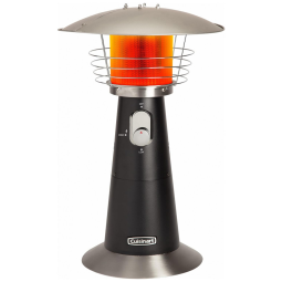 Aquecedor de Pátio a Gás 11.000 BTU com Interruptor de Segurança Cuisinart COH 500 Preto