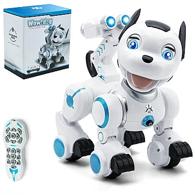 Cão Robô Interativo com Luz,