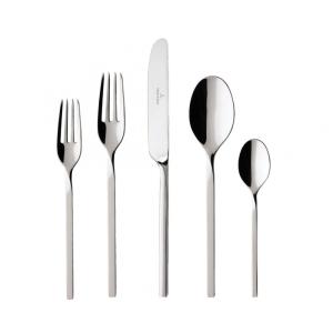 Conjunto de Talheres, Charme e Elegância para Sua Casa com 5 Peças e Material de Aço Inoxidável, Villeroy & Boch, Prata