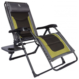 EVER ADVANCED Cadeira Reclinável Ajustável Gravidade Zero com Apoio de Cabeça, Preto