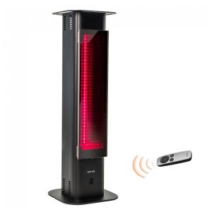 Aquecedor Portátil Torre EAST OAK TPH22001 Preto 1500W Infravermelho Vidro Nanocrystal Controle Remoto Proteção IP65 110V