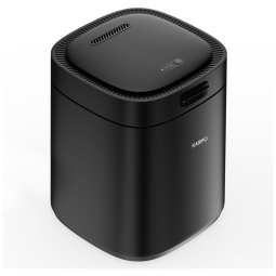 Composteira Elétrica de Cozinha 2,5L para Ambientes Internos e Externos com Um Único Botão e Sem Odor, 110V, Karfo, Preta