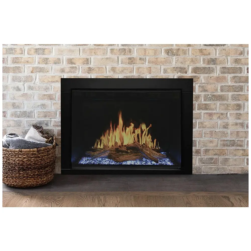 Lareira Elétrica Modern Flames 107x23cm 1500W Heliovision Smart App Embutir 110V