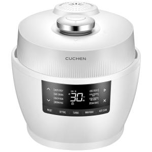 Panela de Arroz 700mL com Aquecimento por Indução e Limpeza Automática a Vapor, Cuchen CRT PQWK0340WUS, Branca