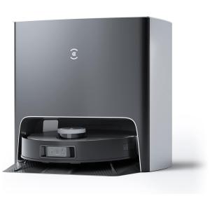 Aspirador Robô com Estação de Esvaziamento Automática, 5000Pa de Potência e Navegação a Laser, 110V, ECOVACS X1 Turbo, Preto