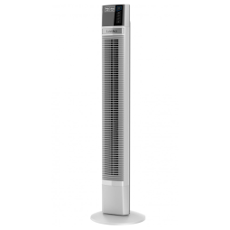 Ventilador de Torre Oscilante com 4 Velocidades, Alexa e Temporizador, 110V Lasko T48401, Branco