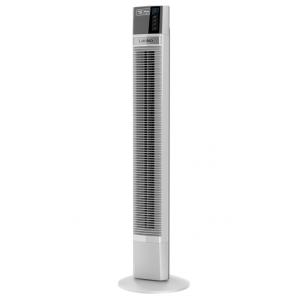 Ventilador de Torre Oscilante com 4 Velocidades, Alexa e Temporizador, 110V Lasko T48401, Branco