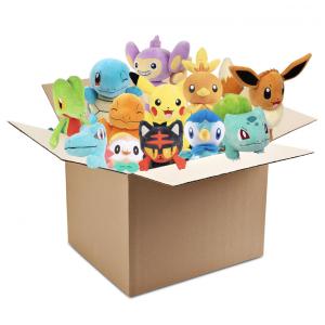 Blind Box,Kit de Pelúcia Pokémon 20 cm - 2 Bonecos Surpresa - Licenciado - Brinquedo de Pelúcia Original - Presente para Crianças,Jazwares