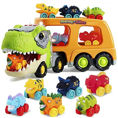 Caminhão Transportador de Dinossauros com