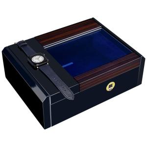 Caixa, Estojo para Relógios Protege e zena, 1 Lugar, TIMLOG, Preto