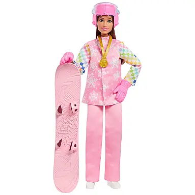 Boneca Barbie Careers Snowboarder com