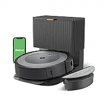 Robô Aspirador e Passa Panos iRobot Roomba Combo i5+ Auto Esvazia 60 Dias Mapeamento Inteligente Alexa Preto